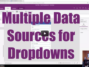 Multiple Data Sources for Dropdowns