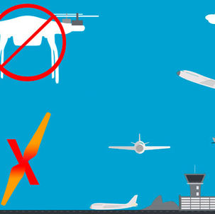POSSO VOAR PRÓXIMO A AEROPORTOS? 