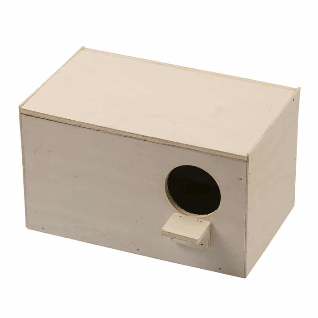 Laroy Horizontal Lovebird Nest Box 25x15x15cm