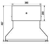 Thumbnail: High water line skimmer 500mm SB274