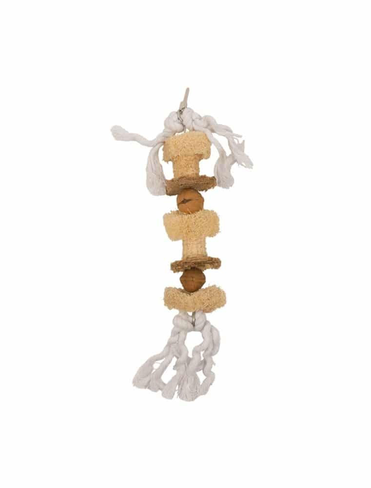 Duvo+ Cotton Rope Stick with Walnut & Loofah