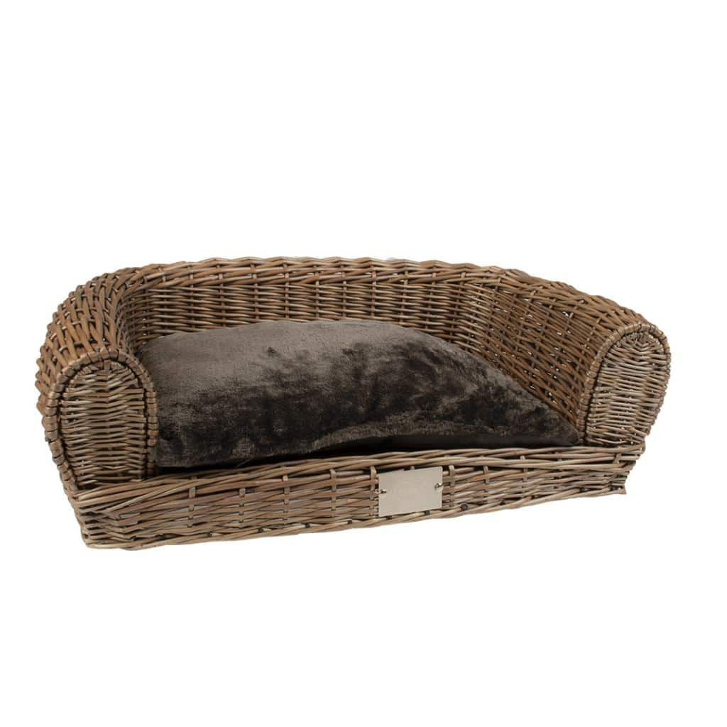 PROVENCE WICKER SOFA &CUSHION 100X70X29