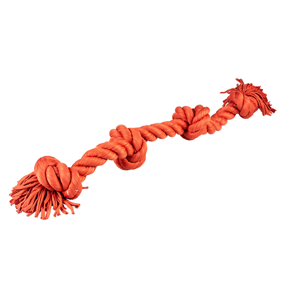 Duvo+ Sweater Rope 4 Knots Red 74cm