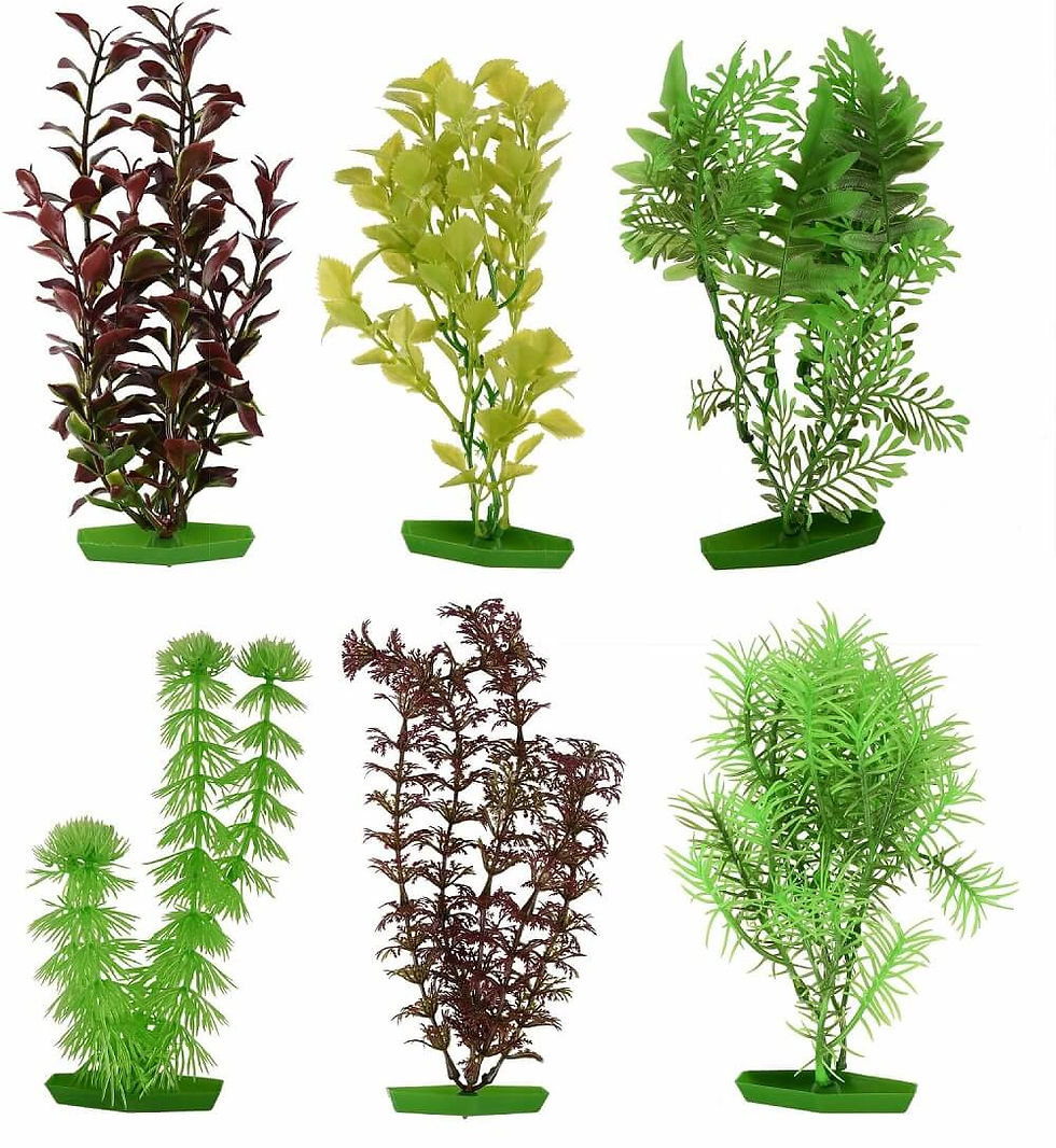 Miniatura: Flamingo Deco Artificial Aquarium Plant