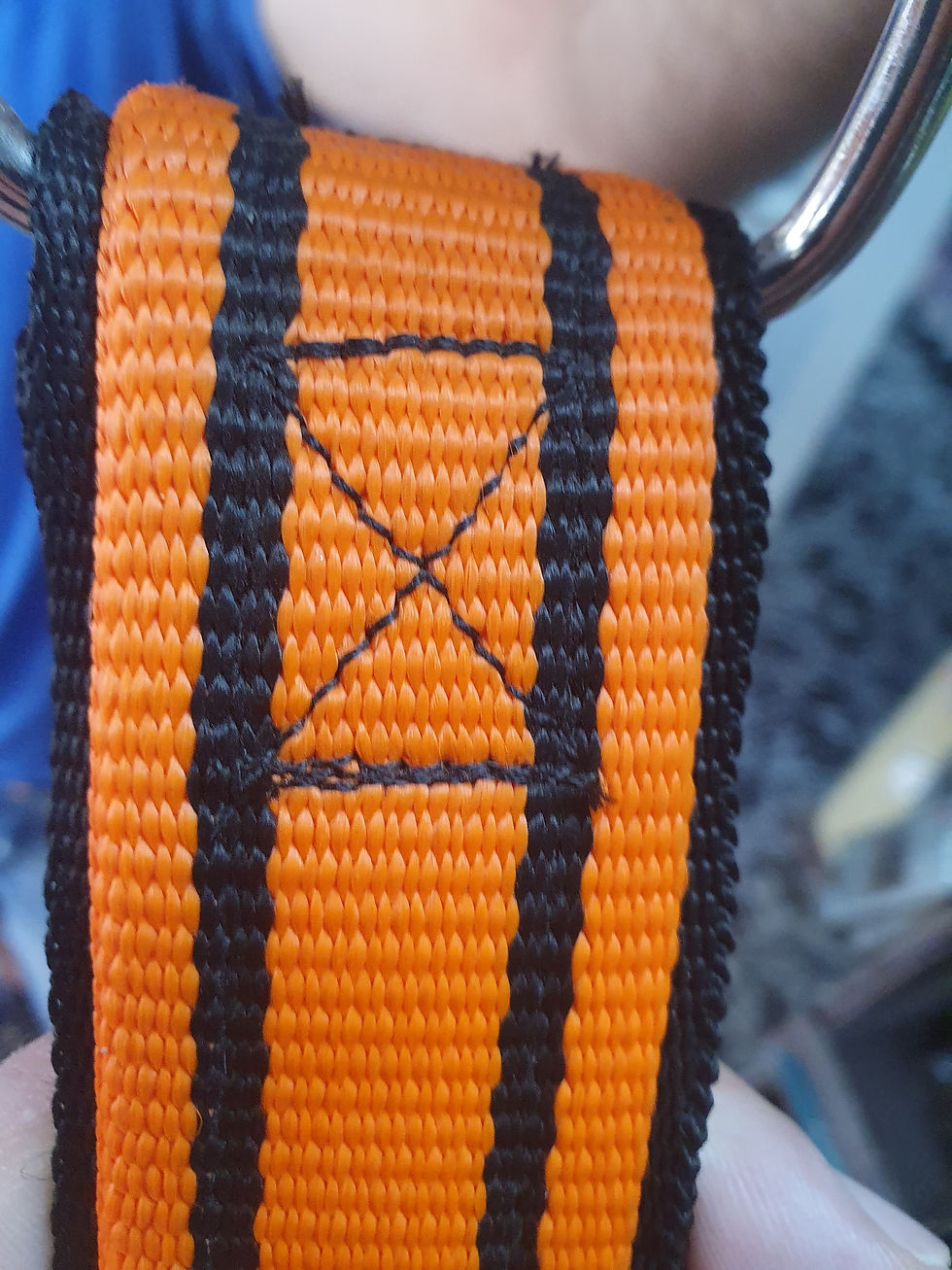 Thumbnail: Orange Weight Pulling Harness