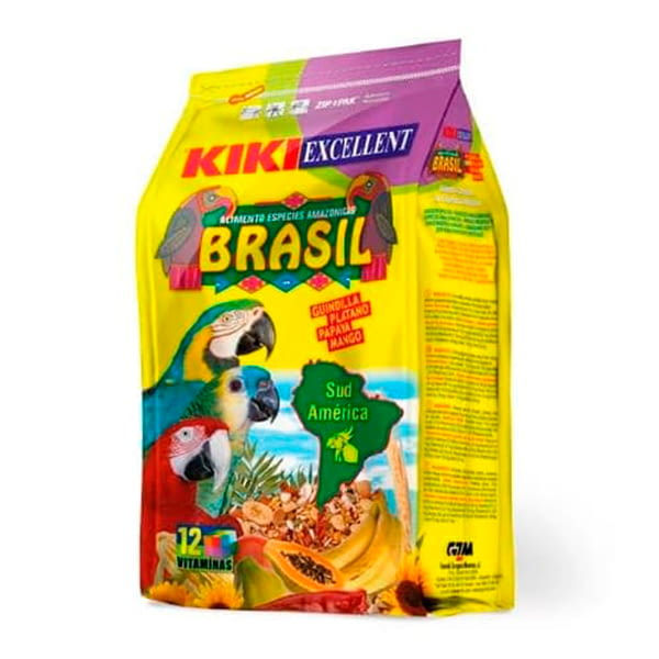 Kiki Excellent Brasil Amazonian Parrot Food 800g