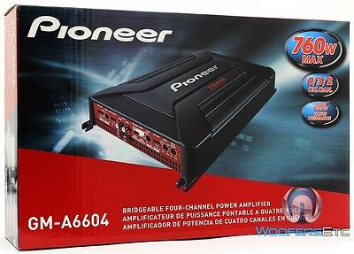 Thumbnail: Car Amp Pioneer 760 w with Bass Boost Remote