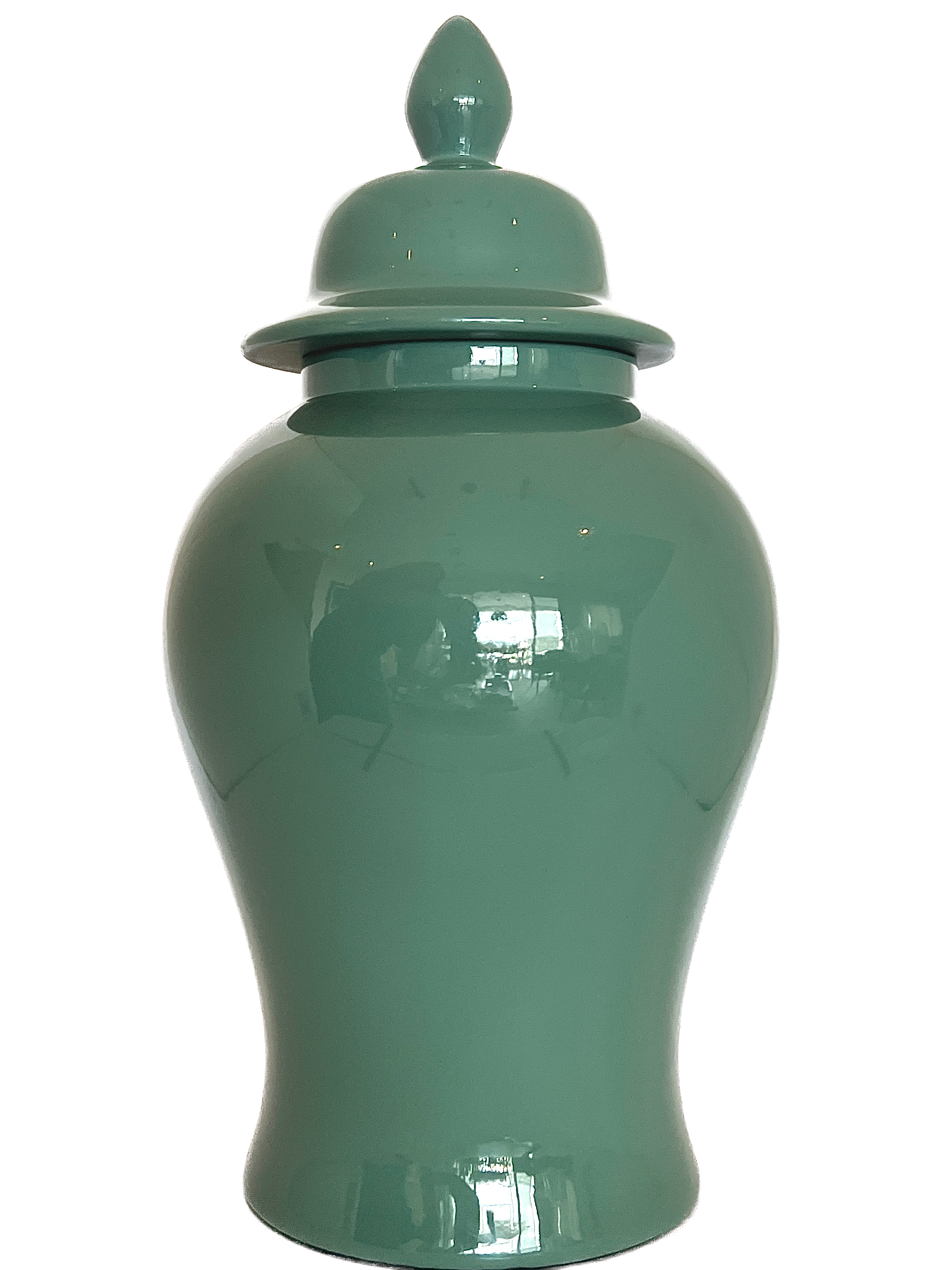 Potiche Verde em Ceramica