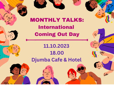 Monthly Talks: International Coming Out Day