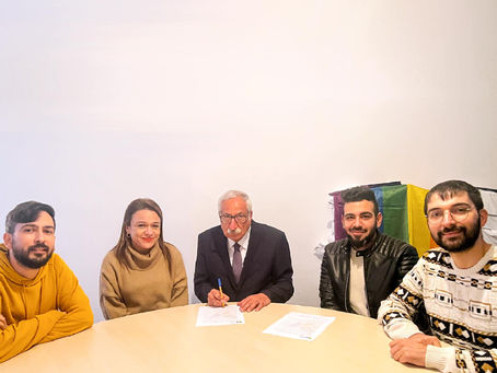 LGBTİ+ Dostu Belediyecilik Protokolü’nü Girne Belediyesi Adayı Nidai Göngördü imzaladı.