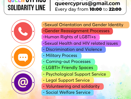 Queer Cyprus Association Solidarity Line
