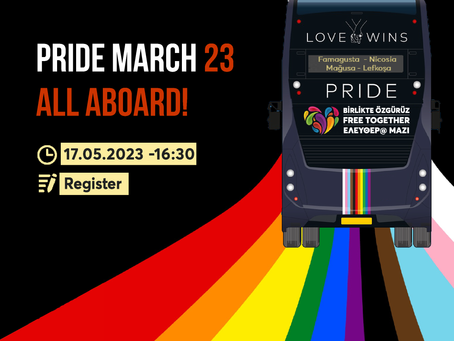 Transportation Support for the Pride March 🚌 Famagusta ➡️ Nicosia 🚌
