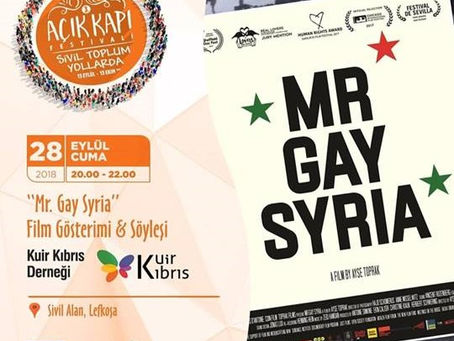 Mr. Gay Syria Film Screening & Discussion