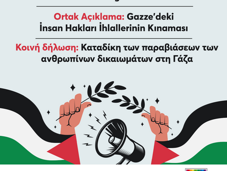 Joint Statement: Condemnation of Gaza Human Rights Violations - Κοινή δήλωση: Καταδίκη των παραβιάσε