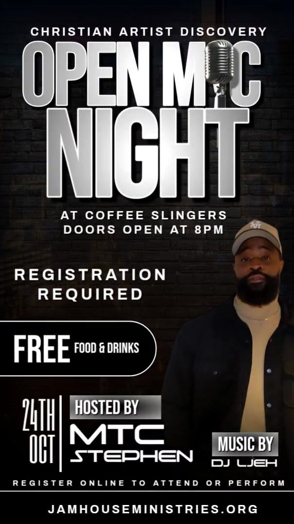 October Christian Open Mic Night 