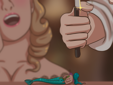 Southern Belle Orders Merperson Sashimi - 1st and 3rd Person POV