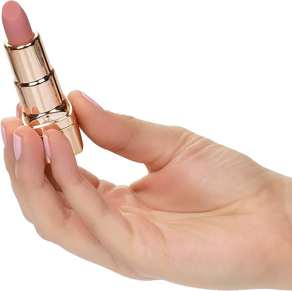 Lápiz labial recargable Hide & Play de CalExotics, color rosa