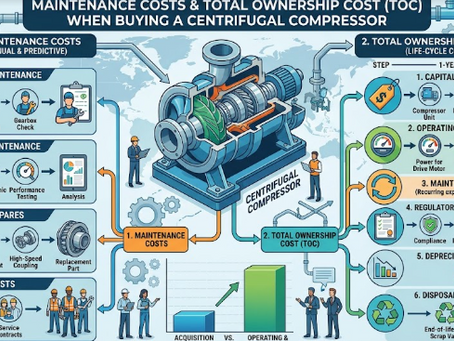 Maintenance Costs & Total Ownership Cost When Buying a Centrifugal Compressor