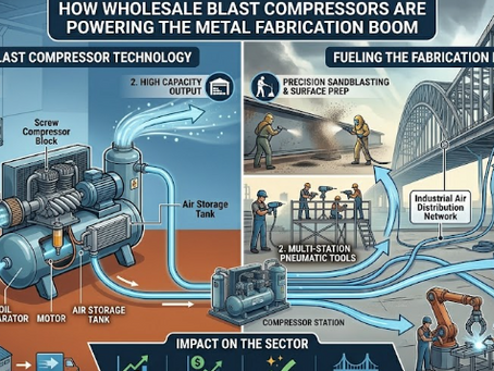 How Wholesale Blast Compressors Are Powering the Metal Fabrication Boom