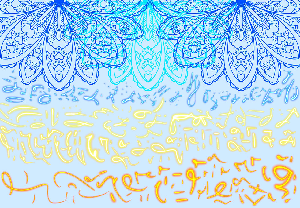 Light Language Healing Art - Back To Source - Made by Galactic Regina