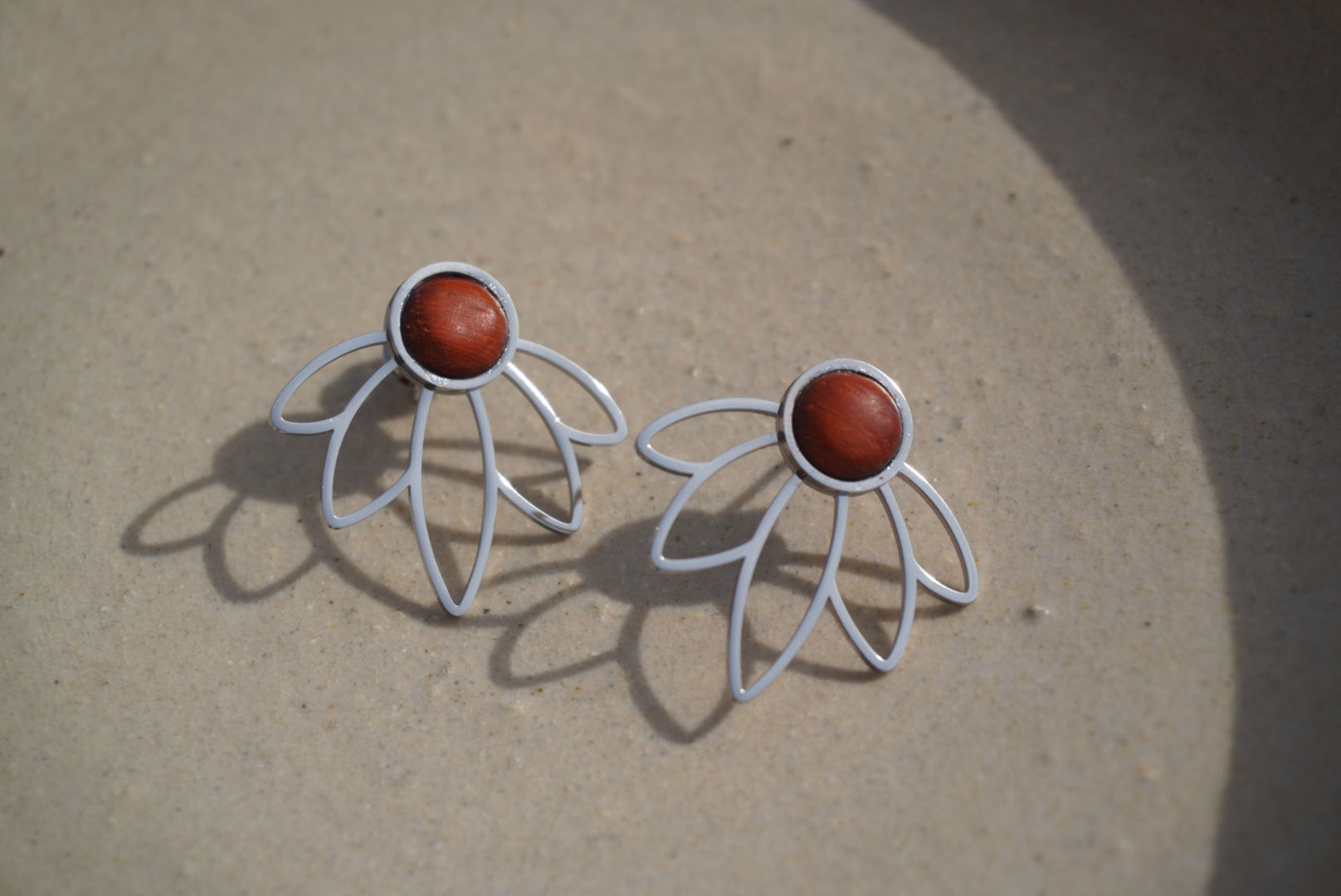 Boucles graphiques bois de padouk