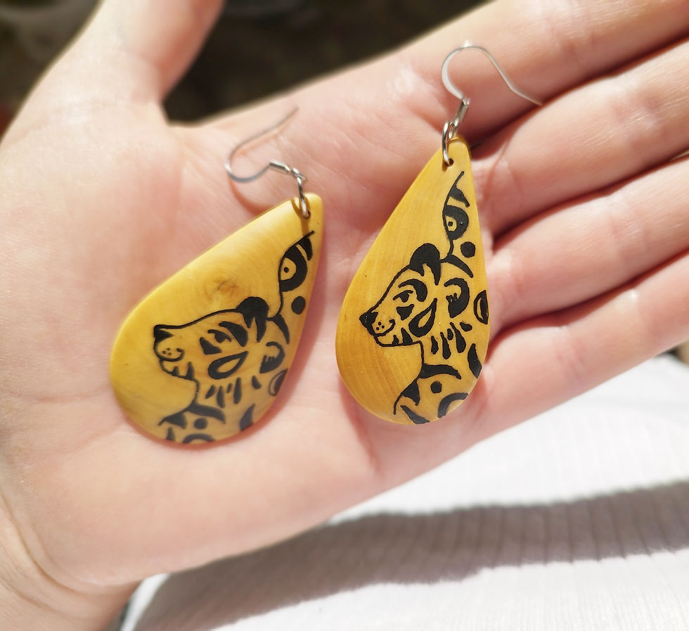 Miniature : Boucles graphiques ''Tigre''