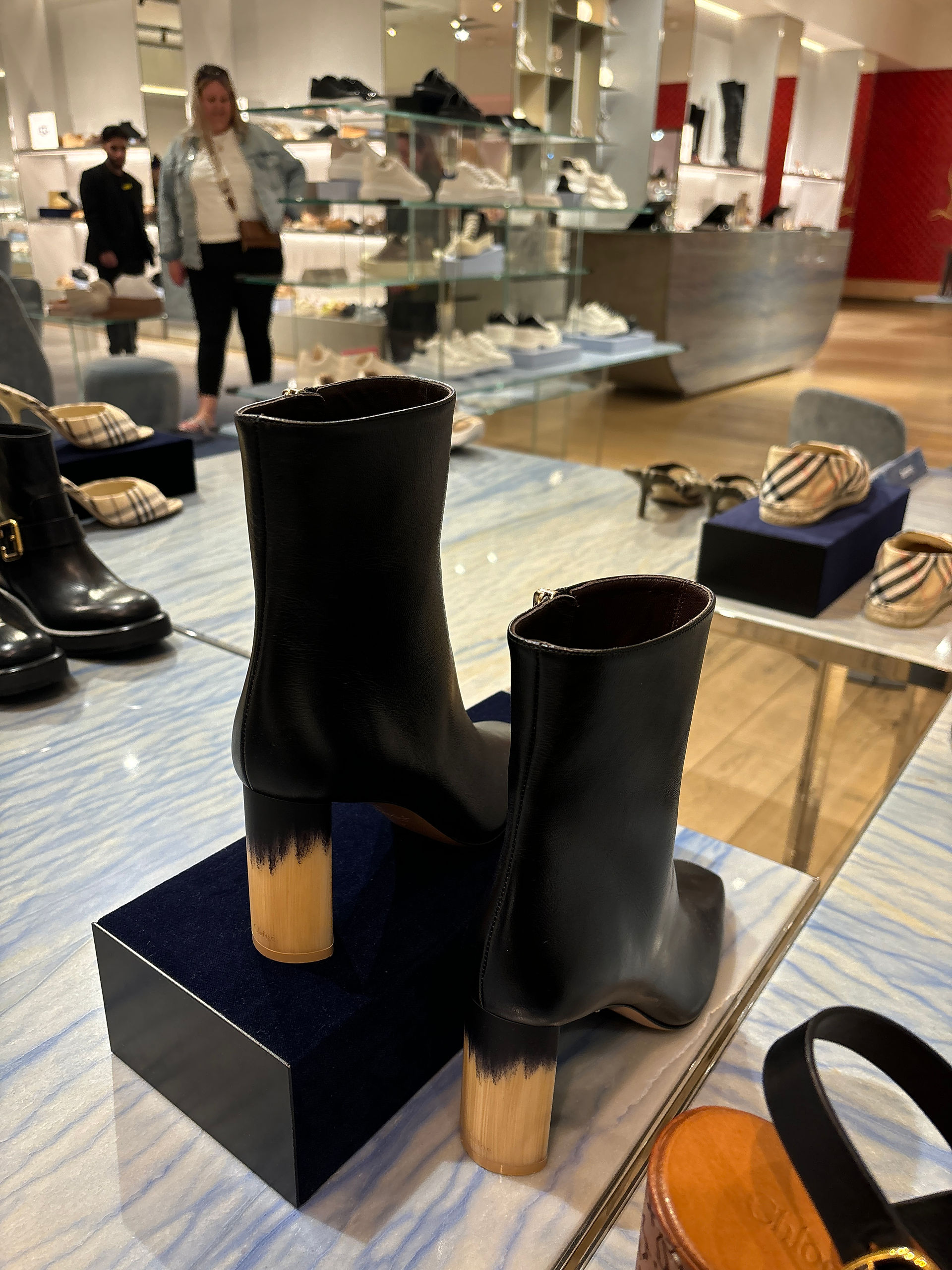 Chloe Giorgia Gradient Heel Boots