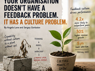 Your Organisation Doesn't Have a Feedback Problem. It Has a Culture Problem.