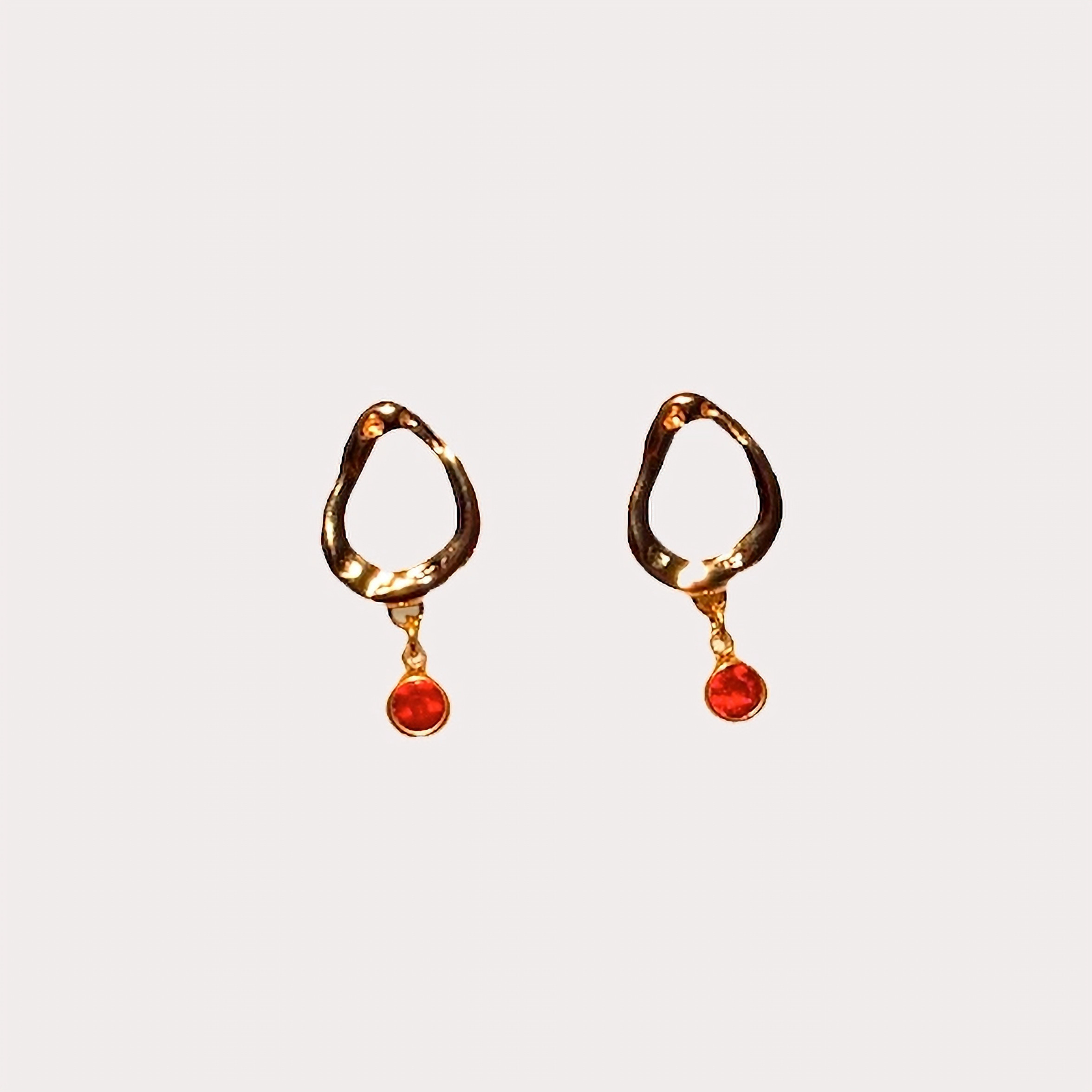 Melted Gold Stud