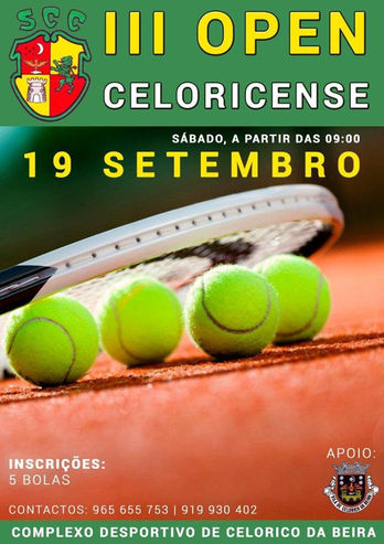 3º Open de Ténis em Celorico da Beira