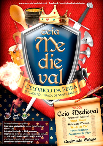 Ceia Medieval e música animam Celorico da Beira