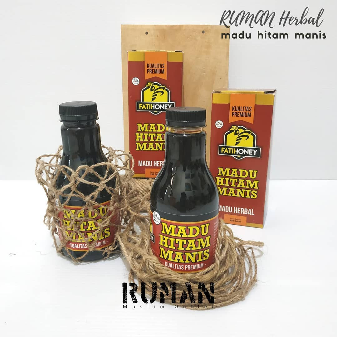 Madu Herbal Hitam Manis Fatihoney