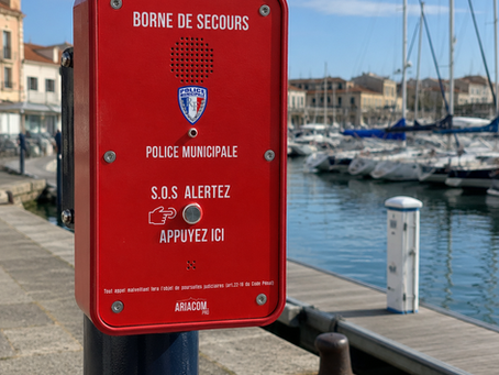 Borne d'appel d'urgence police municipale