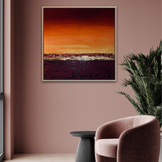 A gentle sunlight, peinture, Brigitte Dravet, Toulon