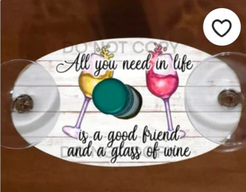 Thumbnail: Custom Wine Glasses & Caddy