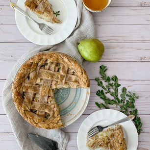 Pear and ginger pie