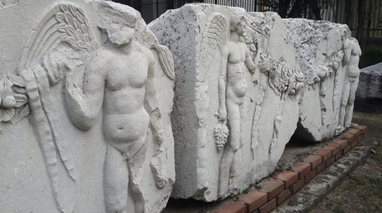 Museum exhibits from Pisidian Antioch - M+K Belton