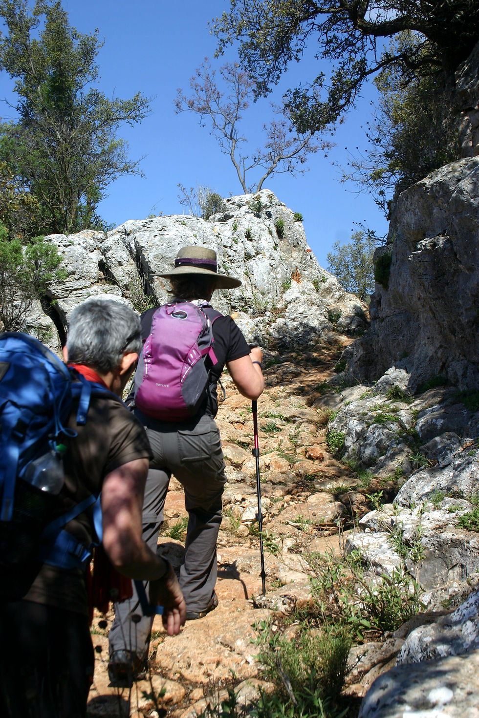 The Lycian way as it approaches the sleeping giant