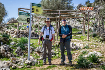 Lycian Way signpost Bel - Gavurağılı