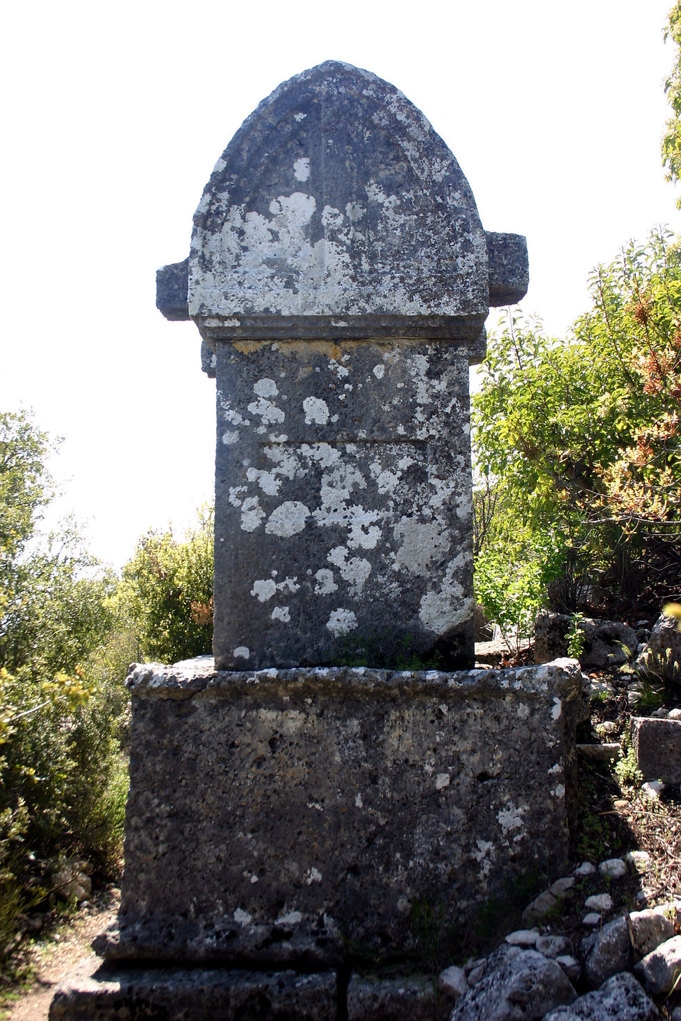 Lycian tomb at phellos, passed on the way