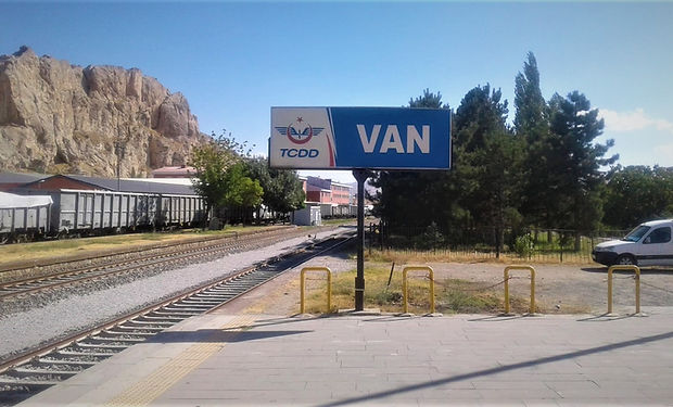 Van Train Station on Turkey Iran railway