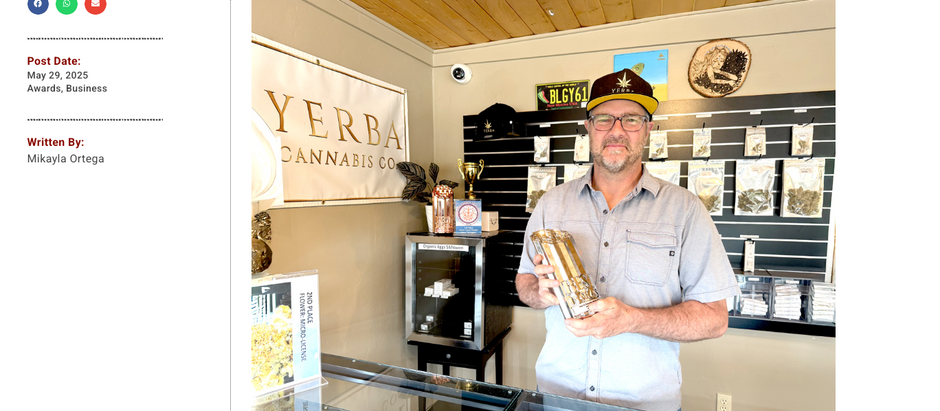 Yerba Cannabis Co. Takes Home Top Honors