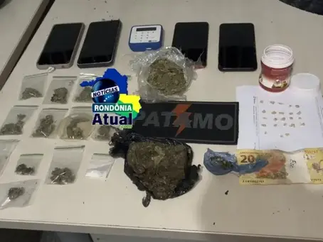 PATAMO prende quatro elementos por tráfico no bairro bosque dos Ipês em Ji-Paraná