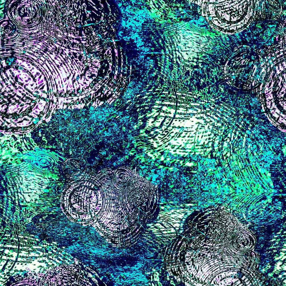 Kondalilla falls - Ripples N 100% cotton digital print quilti