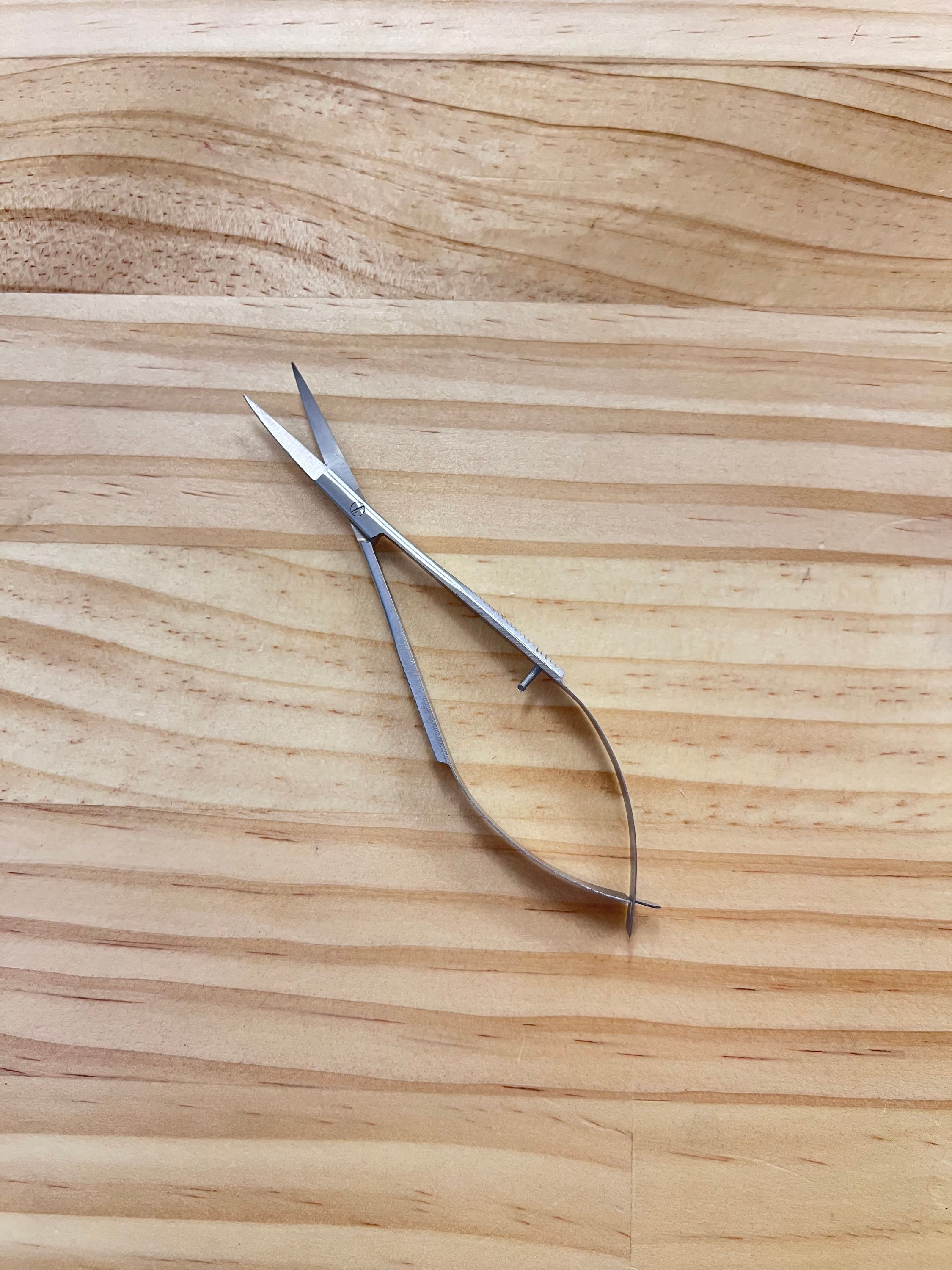 Scwissors - tweezer style scissors - silver