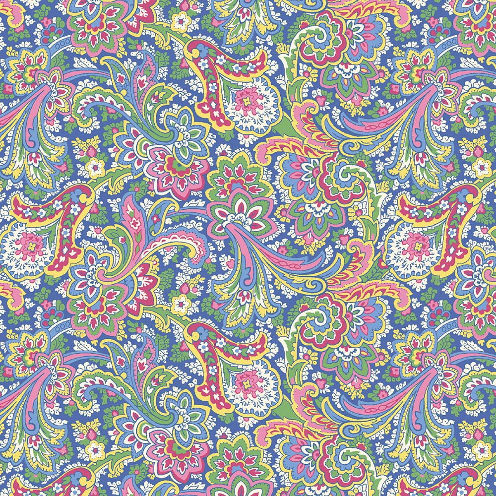 Aprils garden Paisley Wide Backing Benatex   108 wide
