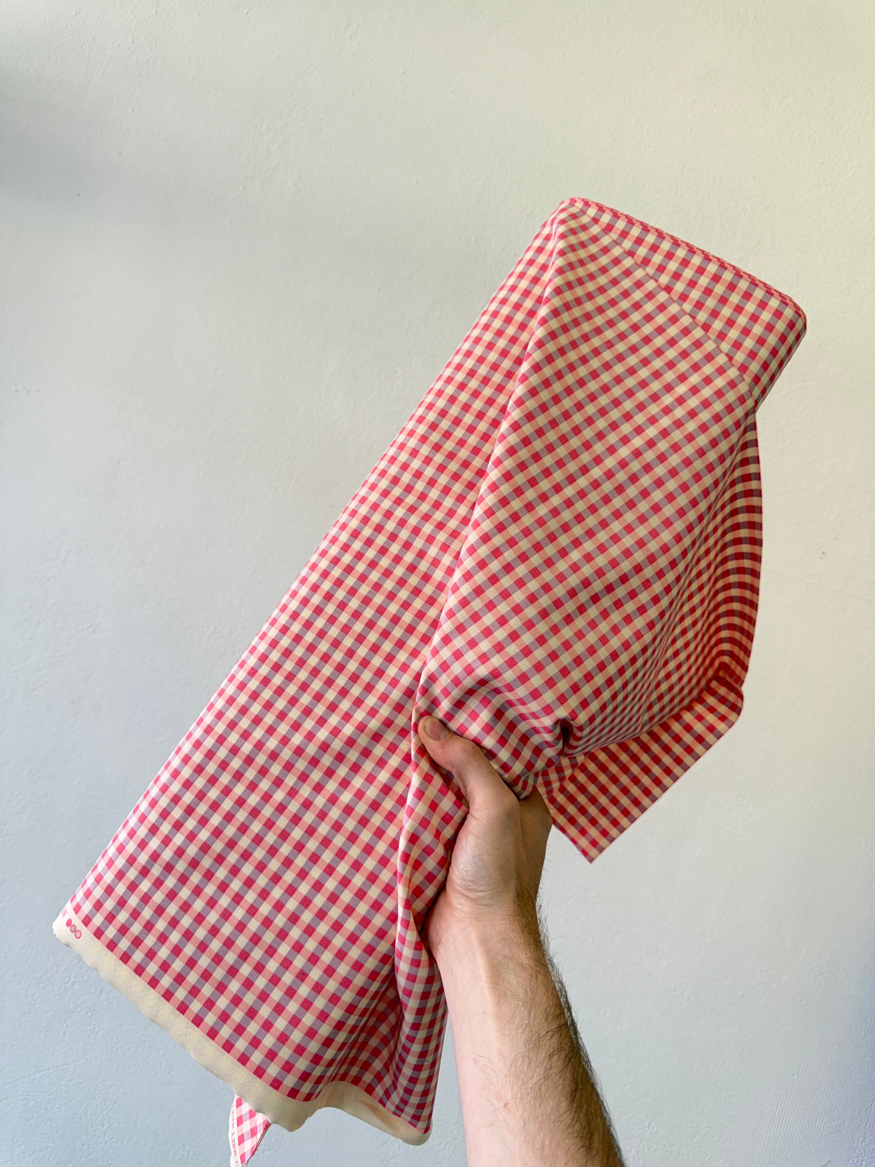 YuWA Basic check print fabric - 100% cotton
