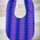Thumbnail: Baby Bib - Purple geo print