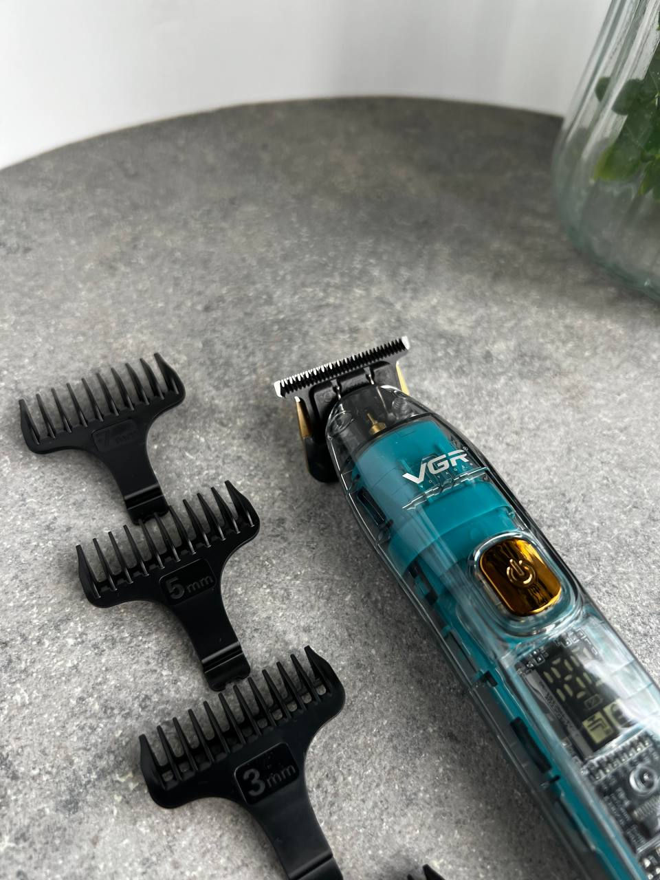 Прев'ю: Комбо-набір для стрижки машинка та електробритва VGR Professional Set Blue