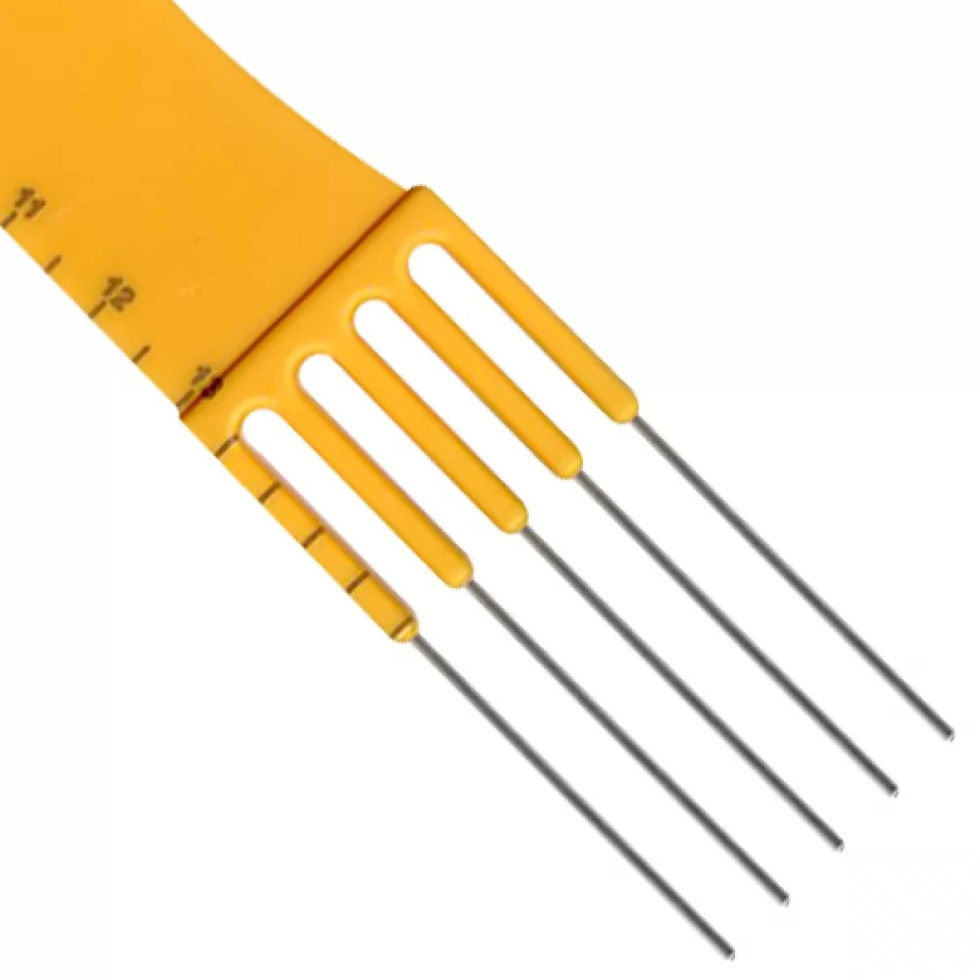 Прев'ю: Гребінець з виделкою Sway Yellow Comb Ion + 001